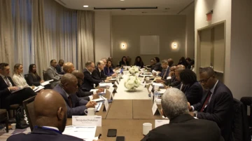 A roundtable at the International Monetary Fund-World Bank spring meetings