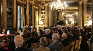 Jean-Claude Trichet speaking at the Reform Club in London