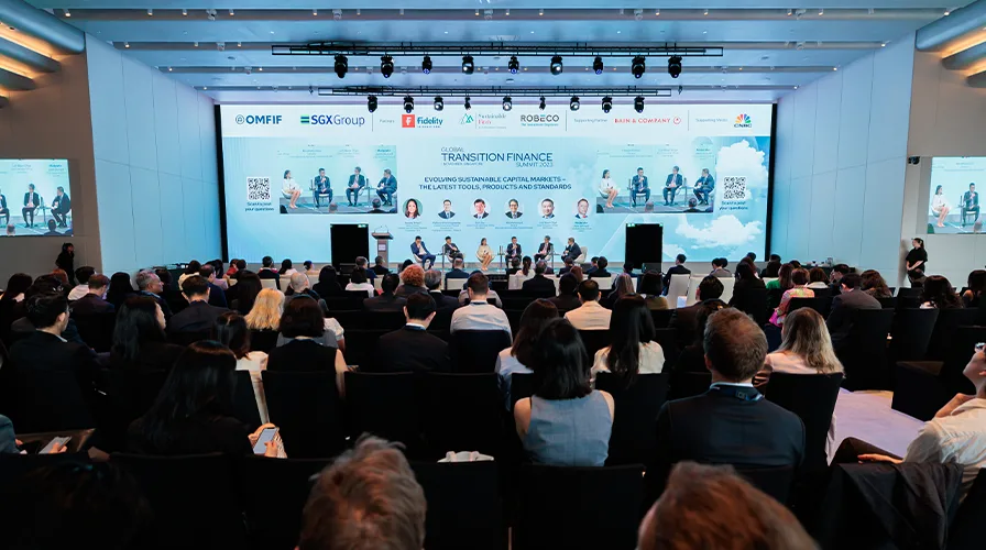 Transition finance summit in Singapore