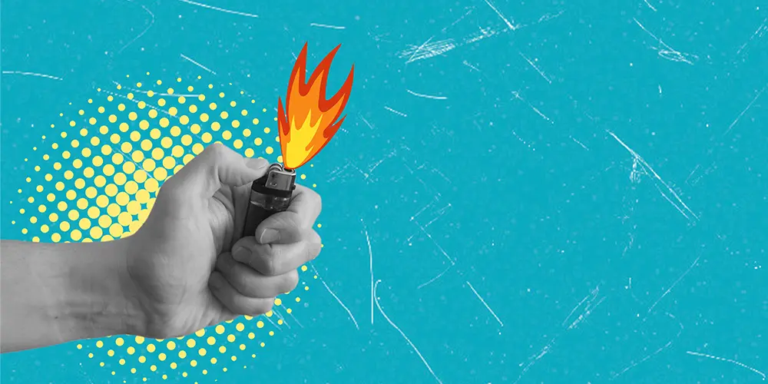 The IMF can see the fire but has no sprinkler system